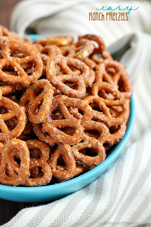 Are Pretzels Healthy
 Easy Ranch Pretzels Yummy Healthy Easy