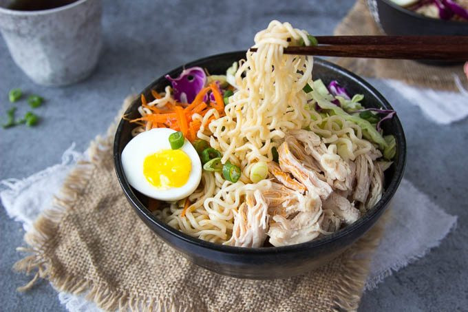 Are Ramen Noodles Healthy
 Healthy Chicken Ramen Bowl clean eating Simple Healthy