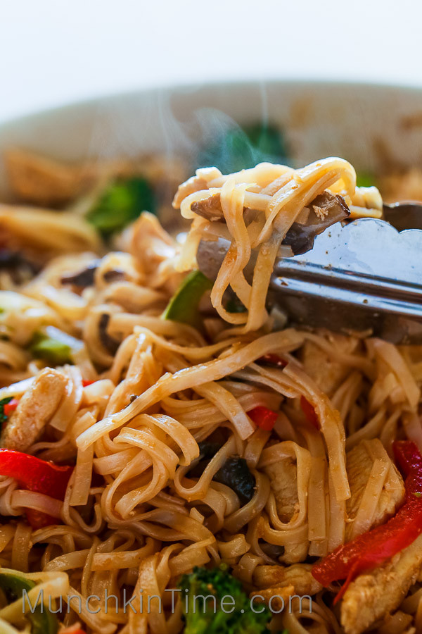 Are Rice Noodles Healthy
 30 Minute Rice Noodle Chicken Stir Fry Recipe Munchkin Time