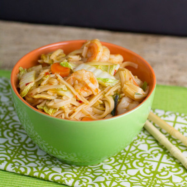 Are Rice Noodles Healthy
 Spicy Rice Noodle Recipe with Shrimp and Cabbage