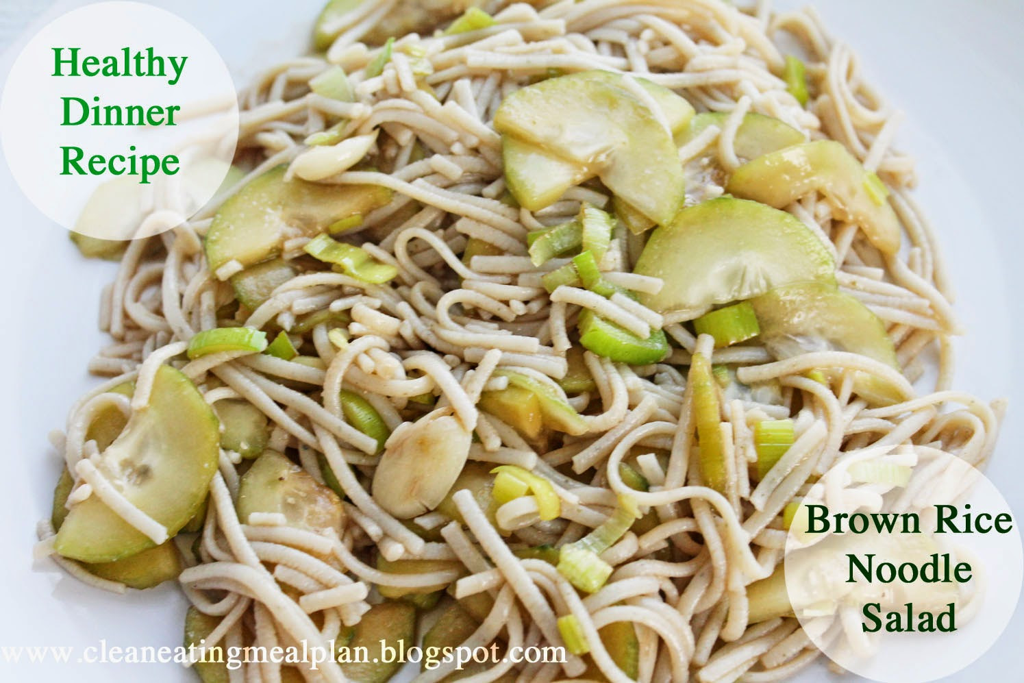 Are Rice Noodles Healthy
 Healthy Dinner Recipe Brown Rice Noodle Salad