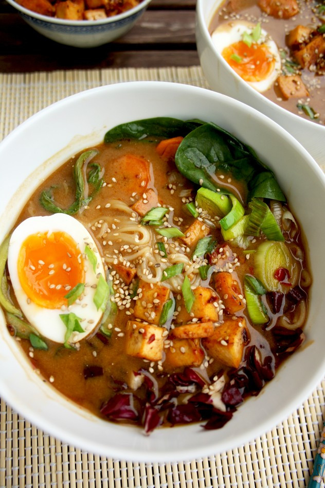 Are Rice Noodles Healthy
 Healthy Ramen with Rice Noodles Tofu and Veggies • Happy