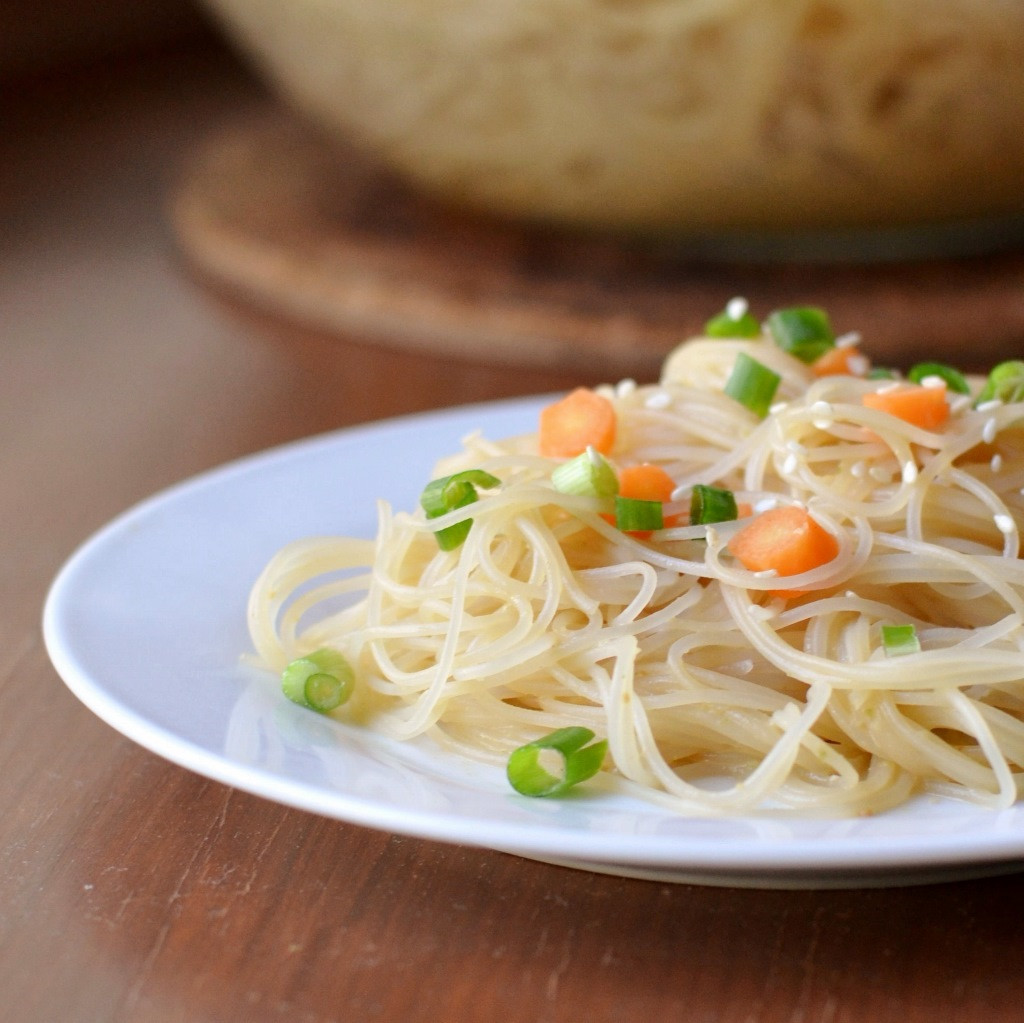 Are Rice Noodles Healthy
 Rice Noodles with Peanut Sauce Real Food Real Deals