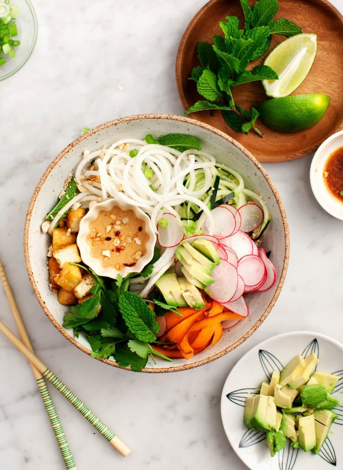 Are Rice Noodles Healthy
 Spiralized Daikon "Rice Noodle" Bowl Recipe Love and Lemons