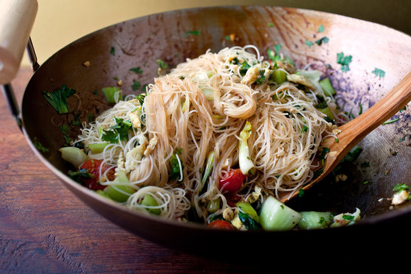 Are Rice Noodles Healthy
 Stir Fried Rice Stick Noodles With Bok Choy and Cherry