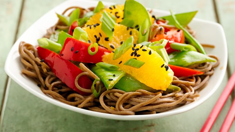 Are Soba Noodles Healthy
 Healthy Sesame Soba Noodle Bowls Recipe BettyCrocker