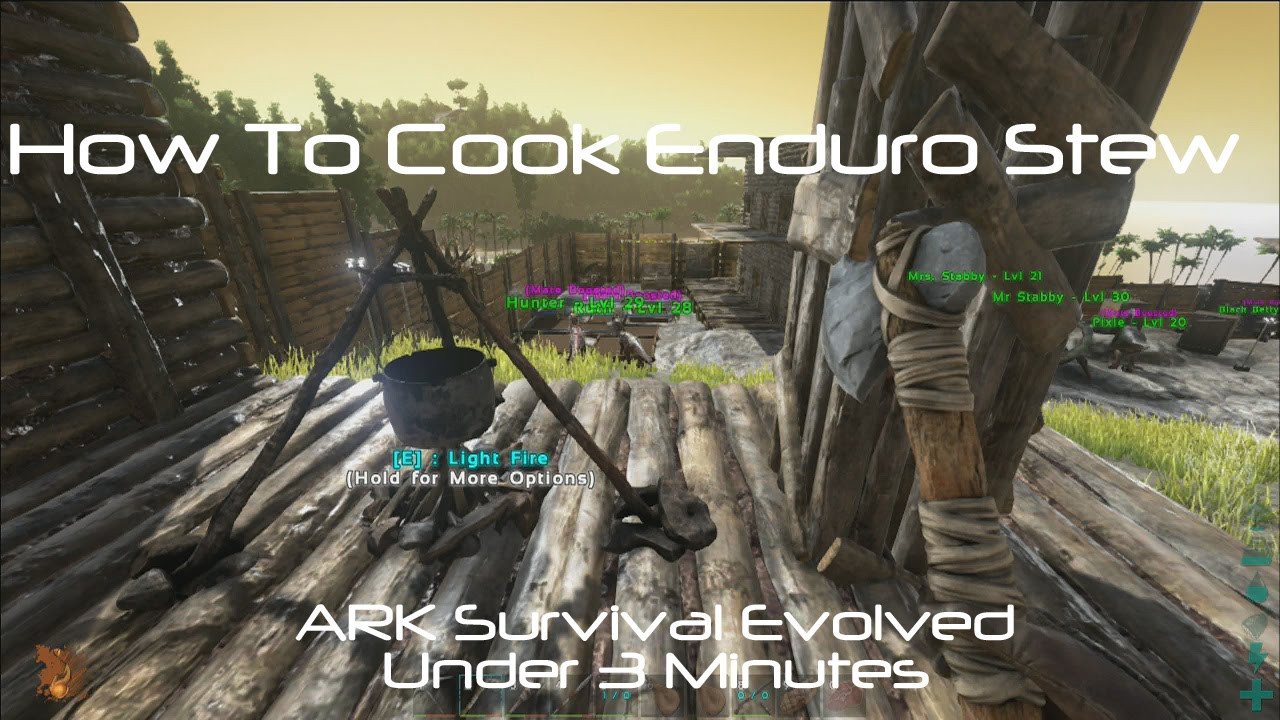 Ark Enduro Stew
 ARK Survival Evolved How To Cook Enduro Stew