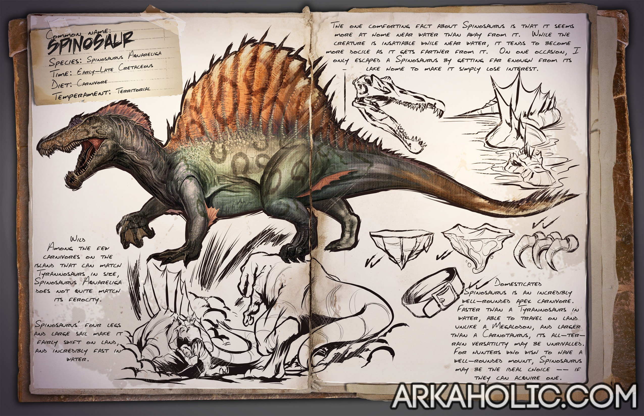 Ark Enduro Stew
 Spinosaurus is going to be a quadruped playark