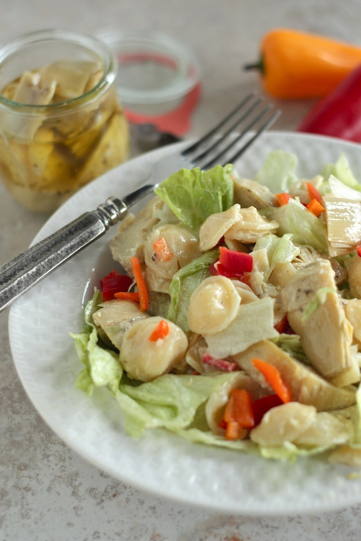 Artichoke Pasta Salad
 Simple Artichoke Pasta Salad Country Cleaver