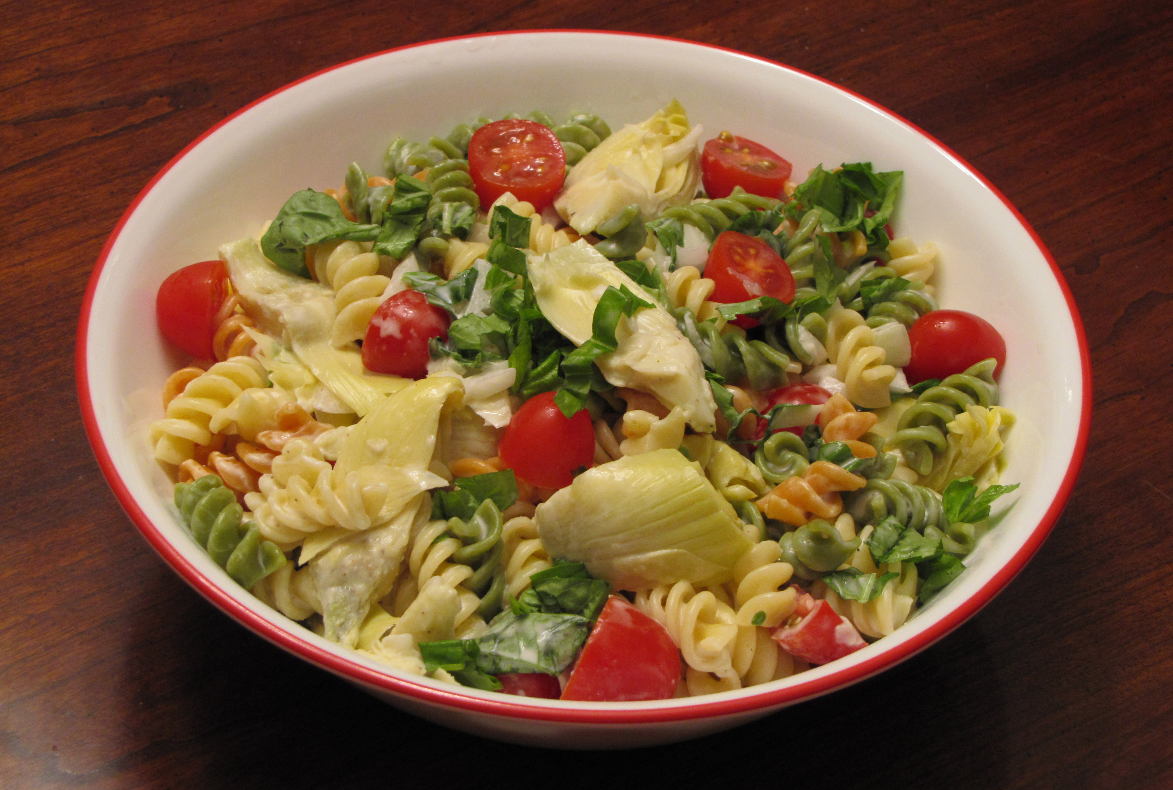 Artichoke Pasta Salad
 Artichoke Lover’s Pasta Salad – VegCharlotte