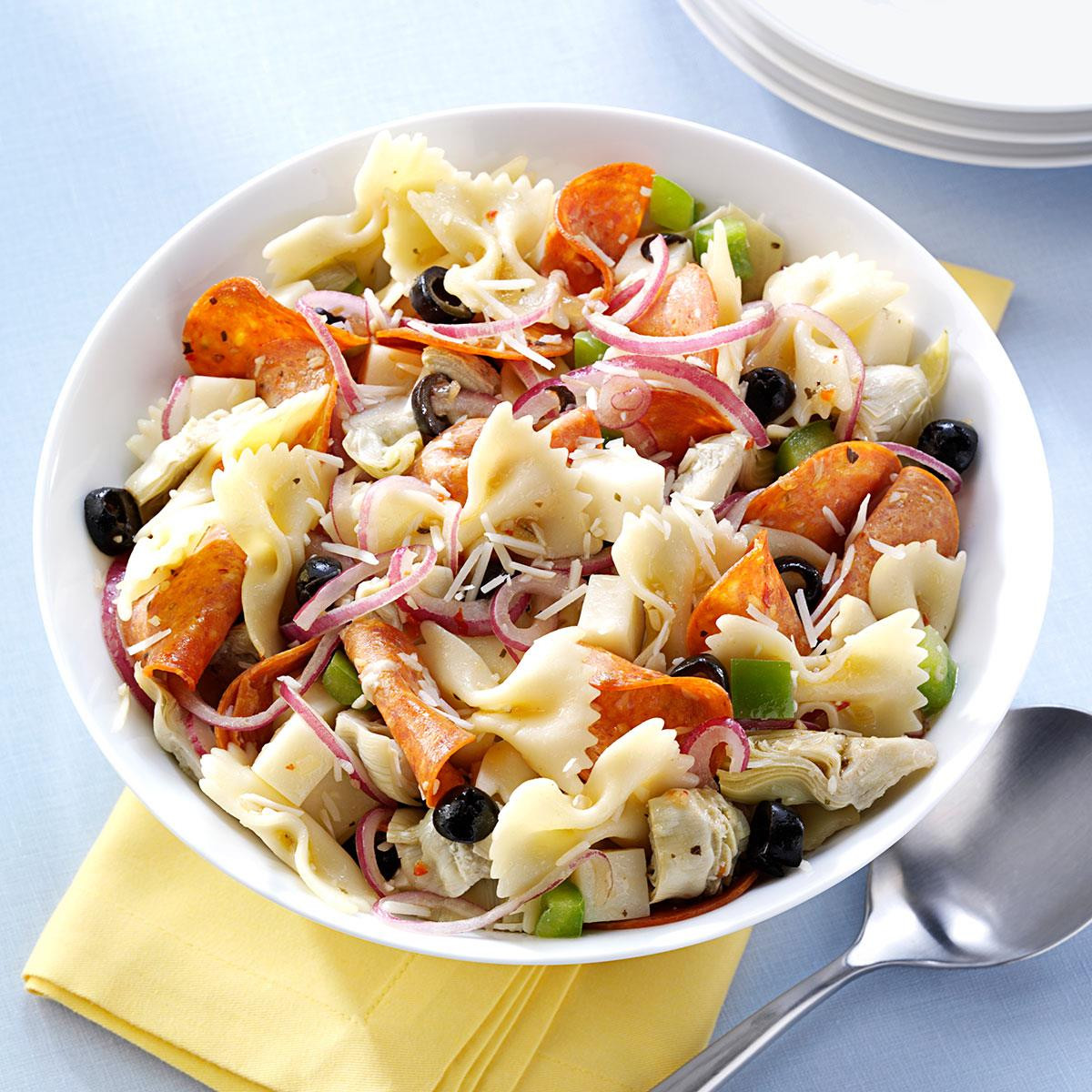 Artichoke Pasta Salad
 Pepperoni Artichoke Pasta Salad Recipe