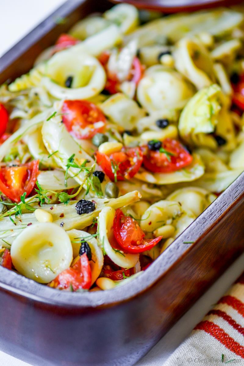 Artichoke Pasta Salad
 Roasted Fennel and Artichoke Pasta Salad Recipe