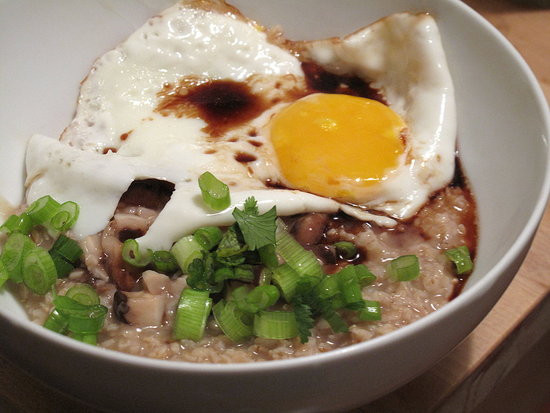 Asian Breakfast Recipes
 Asian Savory Oatmeal Recipe