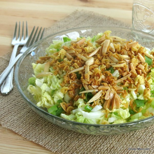 Asian Cabbage Salad
 Chinese Napa Cabbage Salad with a Crunchy Topping The