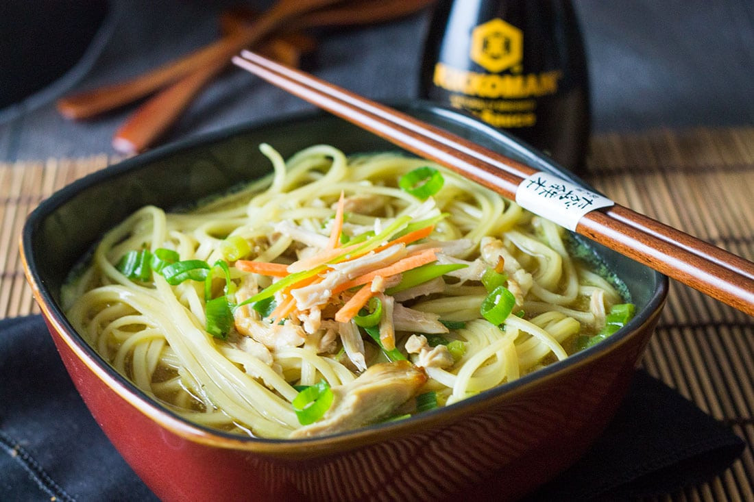 Asian Chicken Noodle Soup
 Quick & Easy Chinese Chicken Noodle Soup Erren s Kitchen