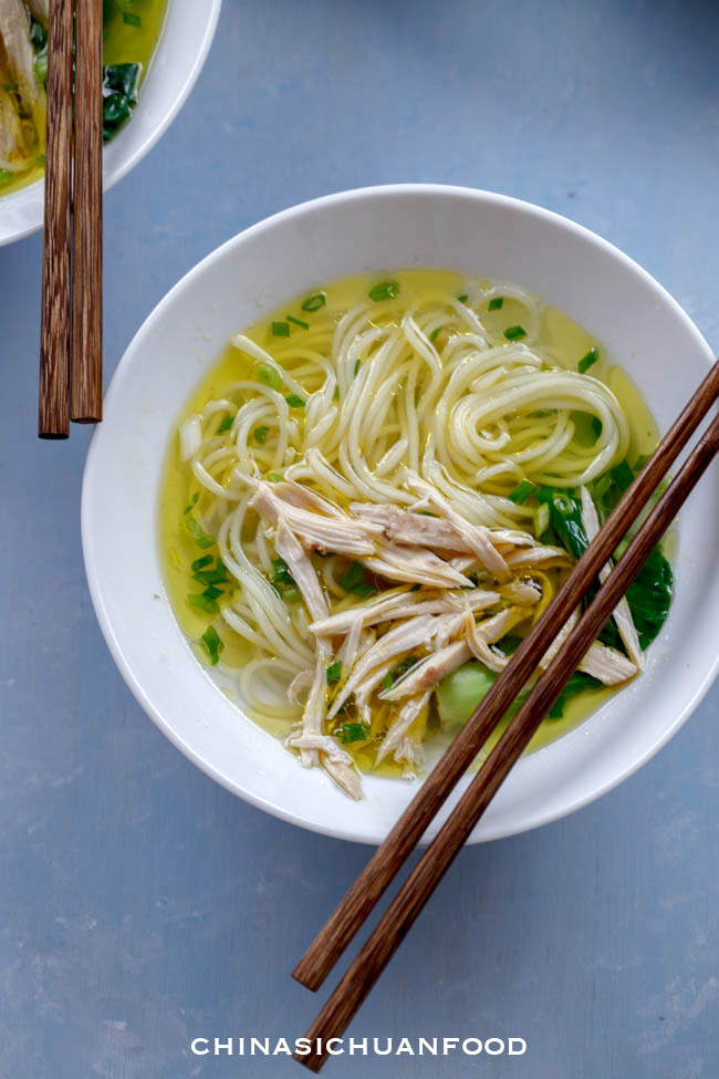 Asian Chicken Noodle Soup
 Basic Chinese Chicken Stock