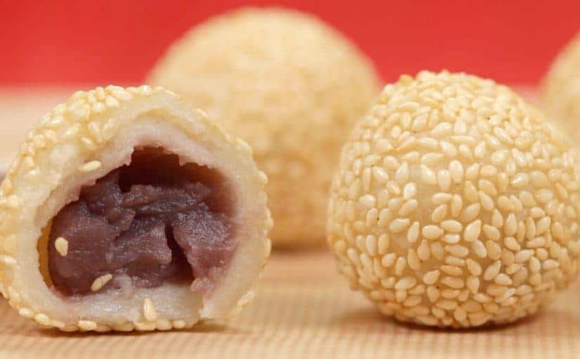 Asian Dessert Recipes
 Sesame Balls Recipe Chinese Dessert Jian Dui Goma Dango