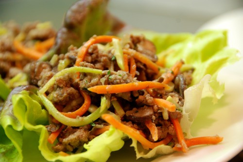 Asian Ground Beef Recipes
 Asian Ground Beef Mushroom and Broccoli Slaw Lettuce