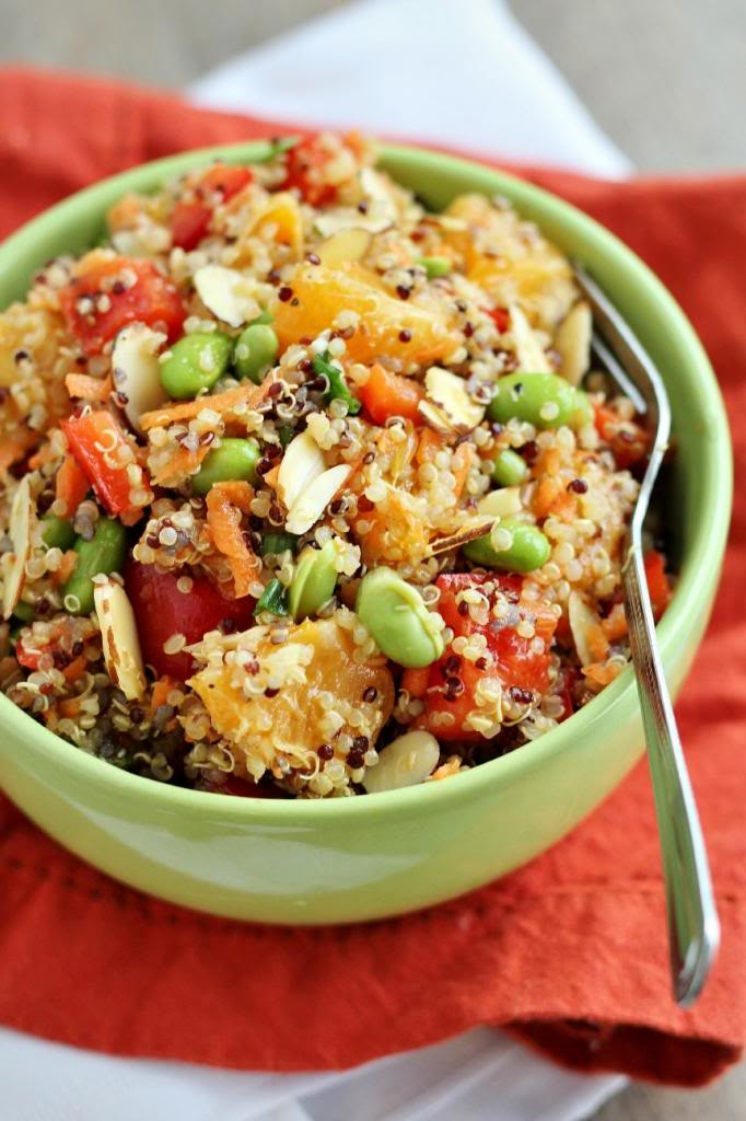 Asian Quinoa Salad
 Asian Inspired Mandarin Quinoa Salad