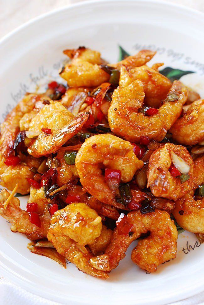 Asian Shrimp Recipes
 Kkanpung Shrimp is a deep fried shrimp dish glazed in a