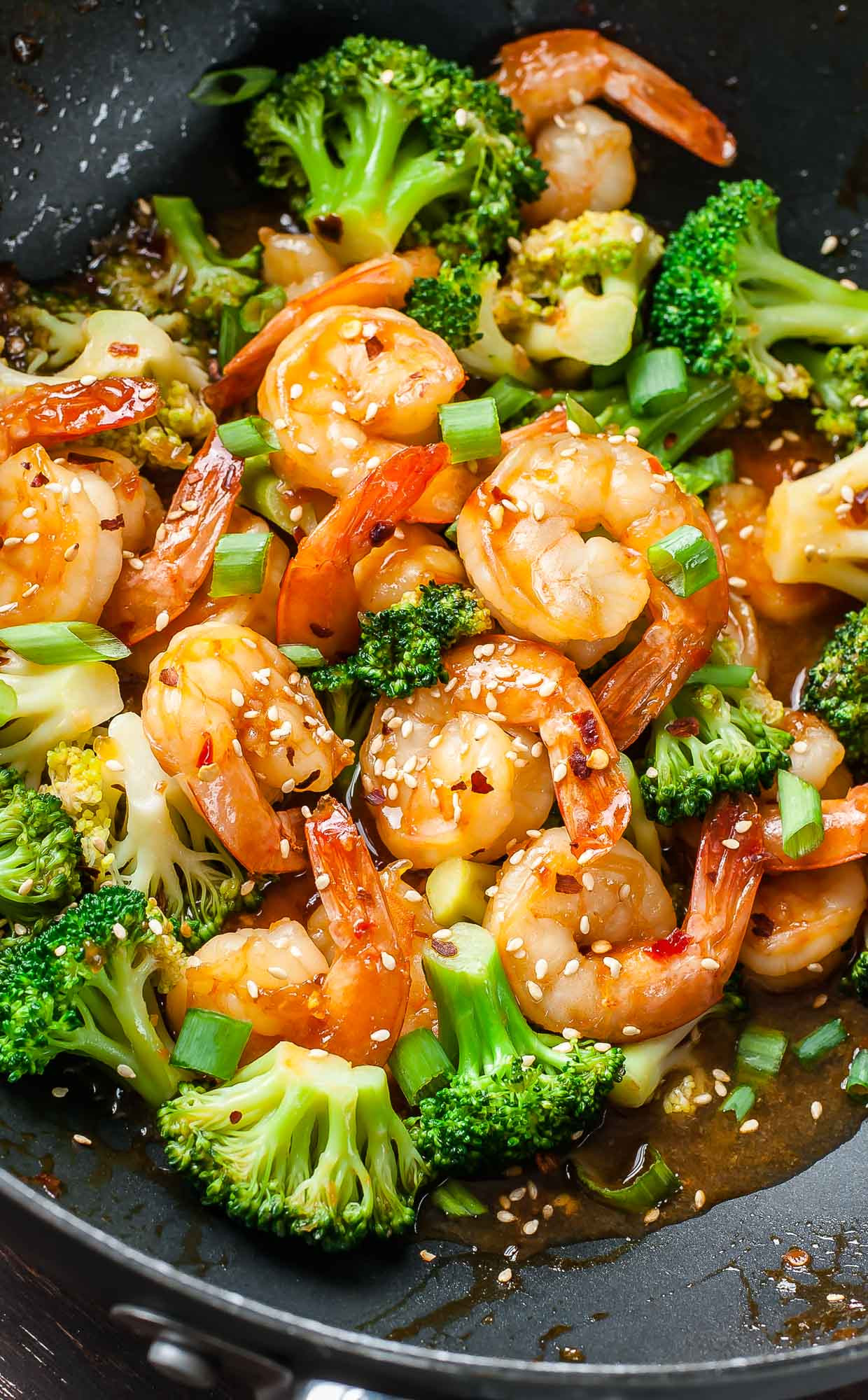 Asian Shrimp Recipes
 Szechuan Shrimp and Broccoli Peas And Crayons