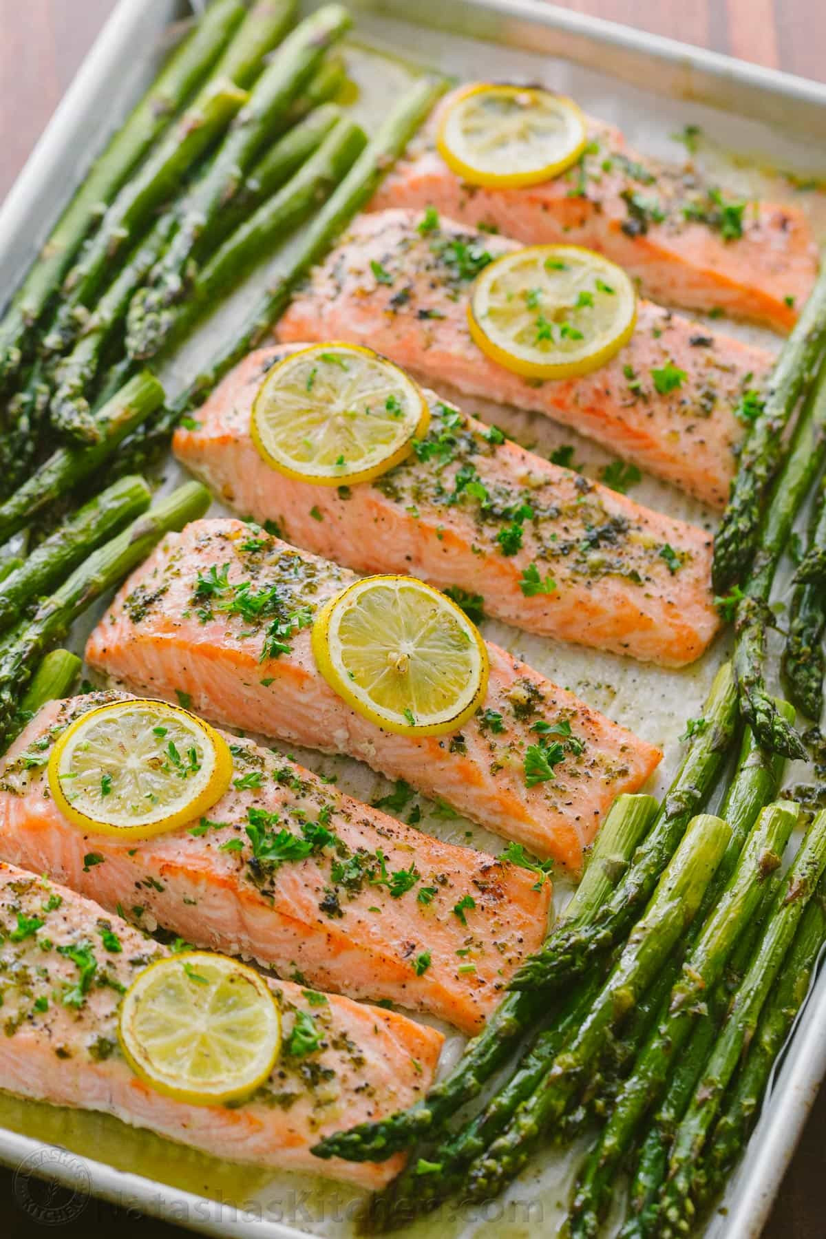 Asparagus And Salmon
 e Pan Salmon Asparagus Recipe VIDEO NatashasKitchen