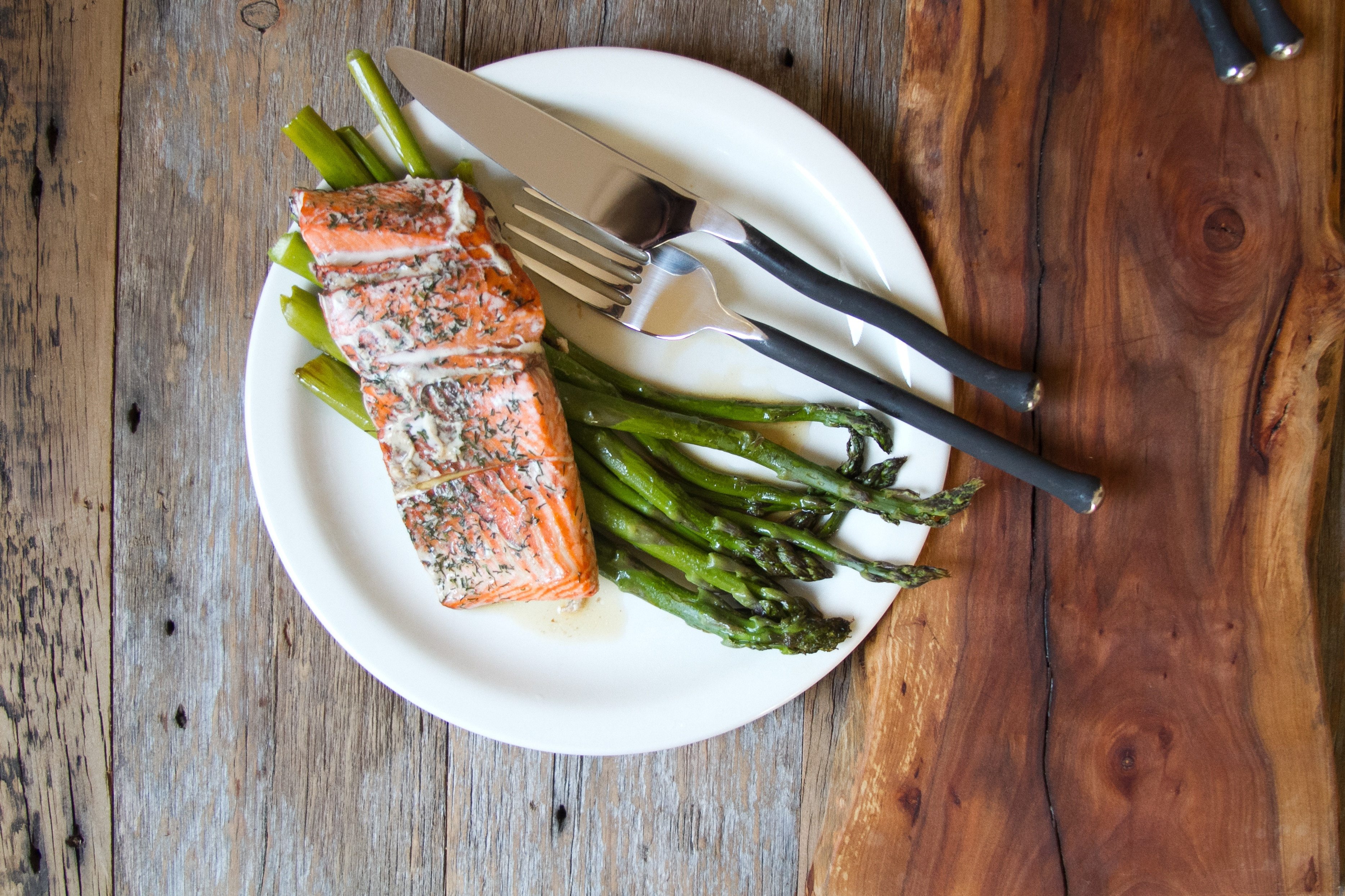 Asparagus And Salmon
 Salmon and Asparagus