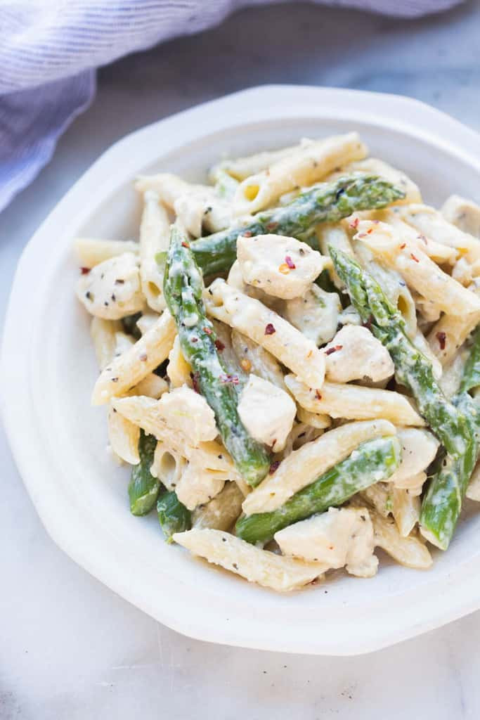 Asparagus Pasta Recipe
 Creamy Chicken and Asparagus Pasta Tastes Better From
