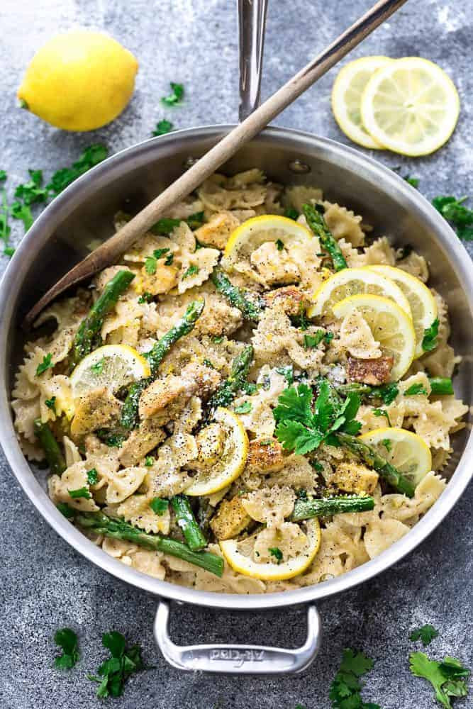 Asparagus Pasta Recipe
 healthy chicken and asparagus pasta