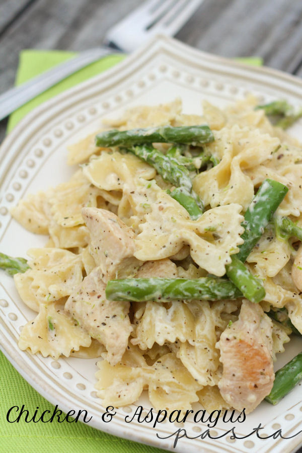 Asparagus Pasta Recipe
 Chicken and Asparagus Pasta