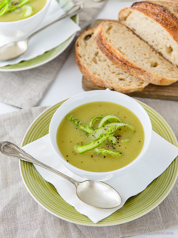 Asparagus Soup Vegan
 Creamy Vegan Asparagus Soup 84th&3rd