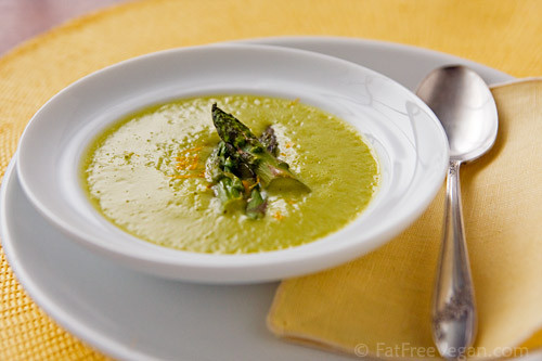 Asparagus Soup Vegan
 Roasted Asparagus Soup