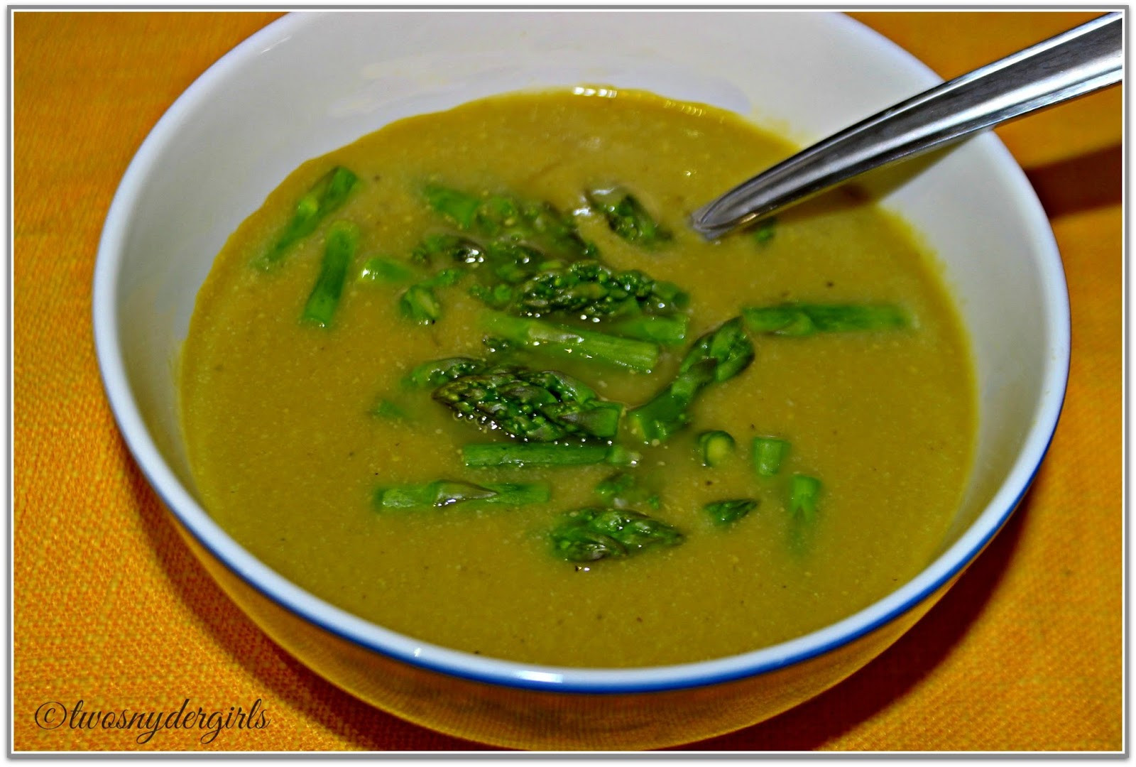 Asparagus Soup Vegan
 Grandparents & Grandchildren Asparagus soup Vegan