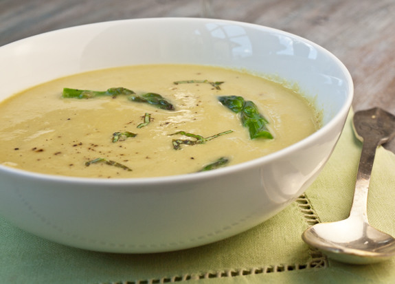 Asparagus Soup Without Cream
 Asparagus Soup with Lemon and Parmesan ce Upon a Chef