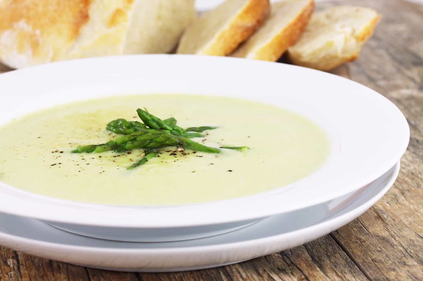 Asparagus Soup Without Cream
 asparagus soup without cream