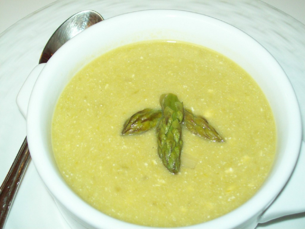 Asparagus Soup Without Cream
 Light Cream of Asparagus Soup