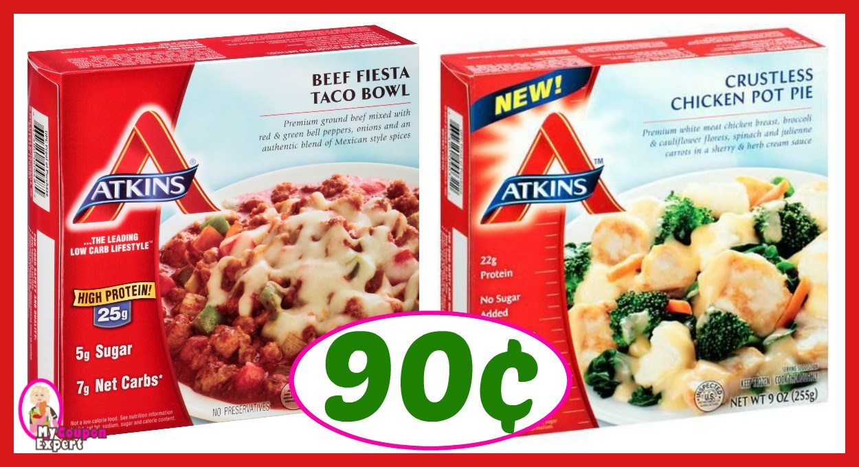 Atkins Frozen Dinners
 Winn Dixie Hot Deal Alert Atkins Frozen Entrees ly 90