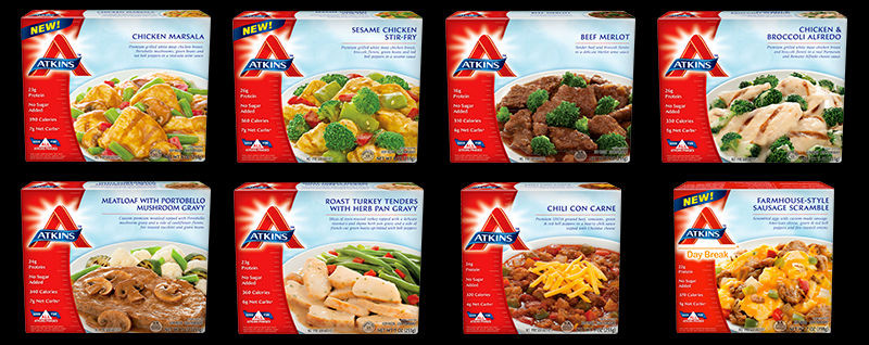 Atkins Frozen Dinners
 Ingre nts for smoothies low carb frozen meals australia