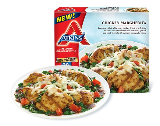 Atkins Frozen Dinners
 Chicken Margherita