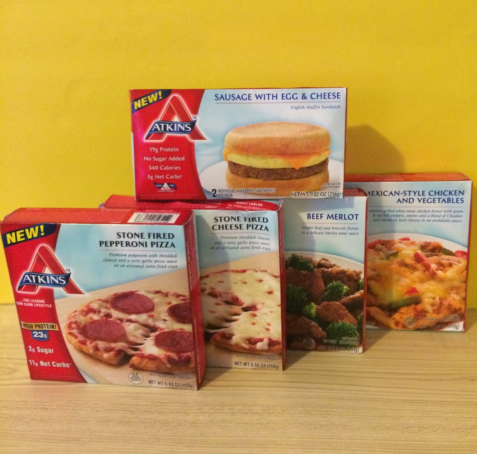 Atkins Frozen Dinners
 Two Weeks on the Atkins 40 Atkins Frozen Meals First