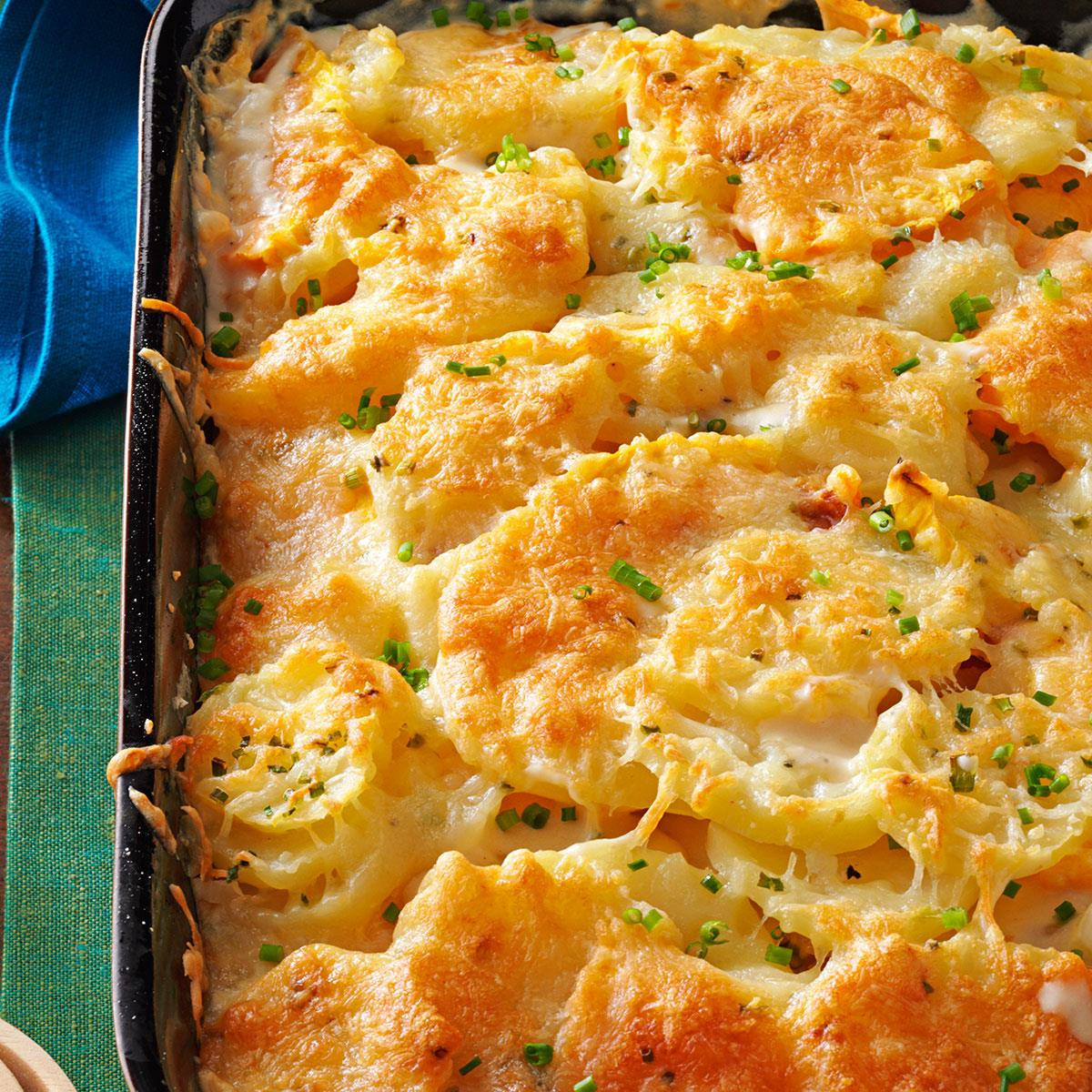 Au Gratin Potatoes Recipes
 Au Gratin Potatoes with Squash Recipe