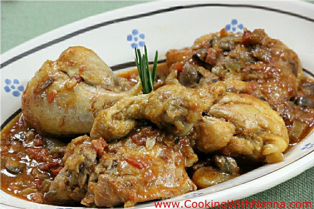 Authentic Italian Chicken Recipes
 Chicken alla Cacciatora