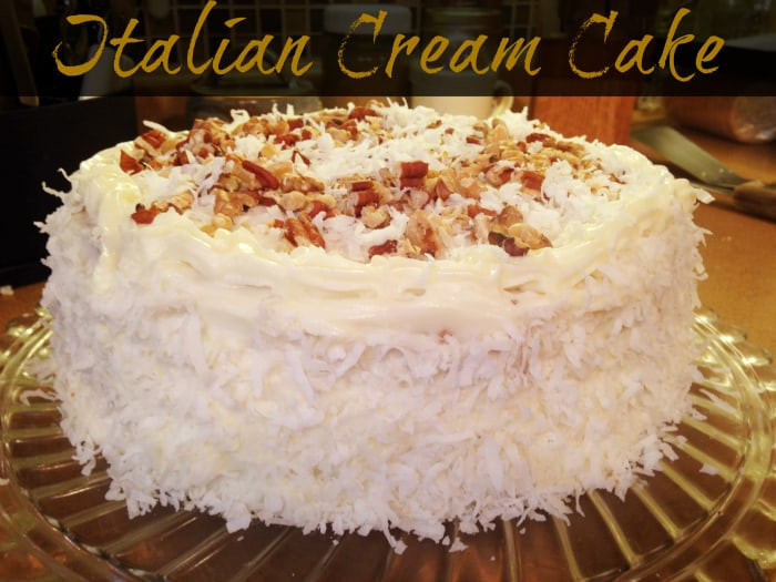 Authentic Italian Cream Cake Recipe
 italian cream cake