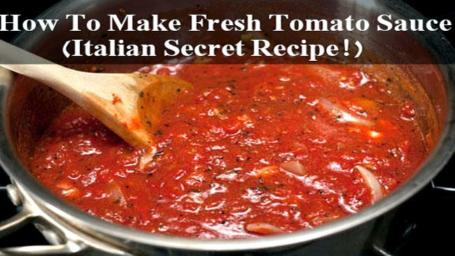 Authentic Italian Pizza Sauce Recipe
 Authentic italian spaghetti sauce recipe fresh tomatoes