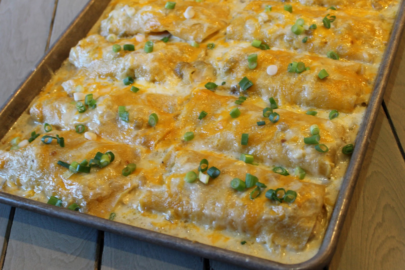 Authentic Mexican Enchiladas
 Sprinkle Some Sunshine creamy chicken enchiladas party