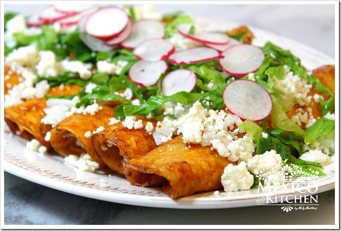 Authentic Mexican Enchiladas
 Mexico in My Kitchen Red Enchiladas Recipe Receta de