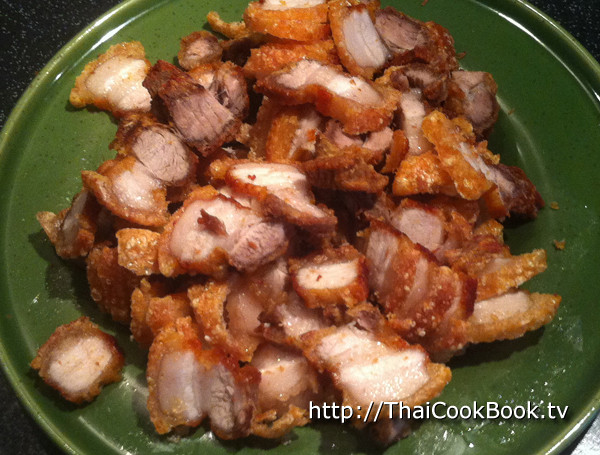 Authentic Thai Recipes
 How to Cook Moo Grob หมูกรอบ