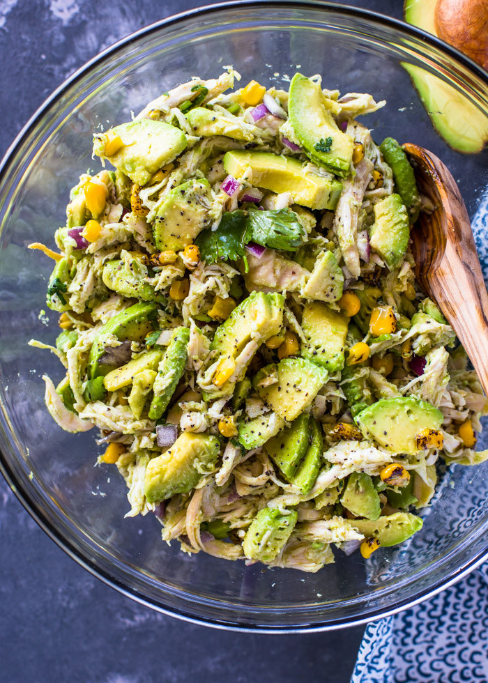 Avacado Chicken Salad
 Healthy Avocado Chicken Salad