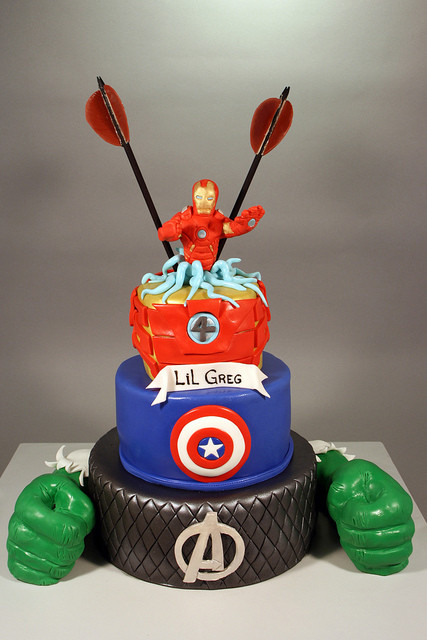 Avengers Birthday Cake
 Avengers Birthday Cakes and Cupcakes