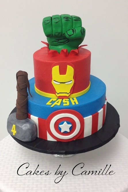 Avengers Birthday Cake
 The Avengers Birthday Cake